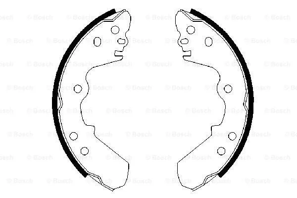 Brake Shoe Set (0 986 487 526)