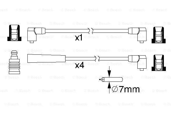 Ignition Cable Kit (0 986 357 216)