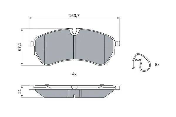 Brake Pad Set, disc brake