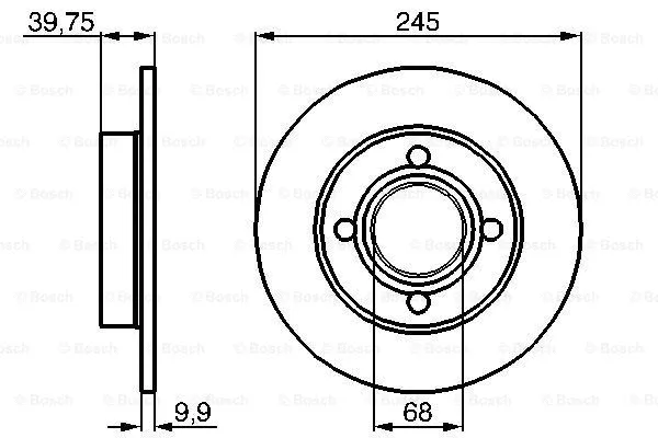 Brake Disc (0 986 478 216)