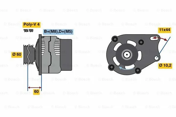 Alternator (0 986 039 471)