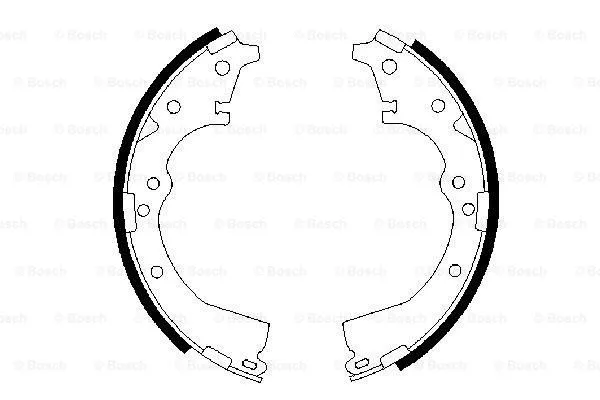 Brake Shoe Set (0 986 487 290)