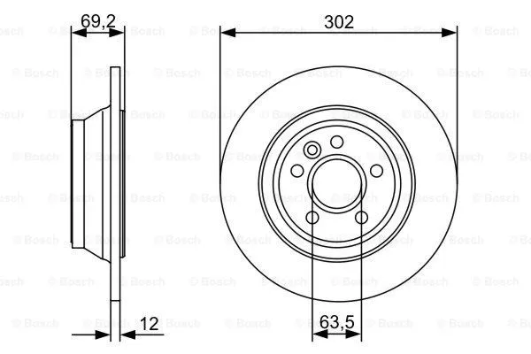 Brake Disc (0 986 479 396)