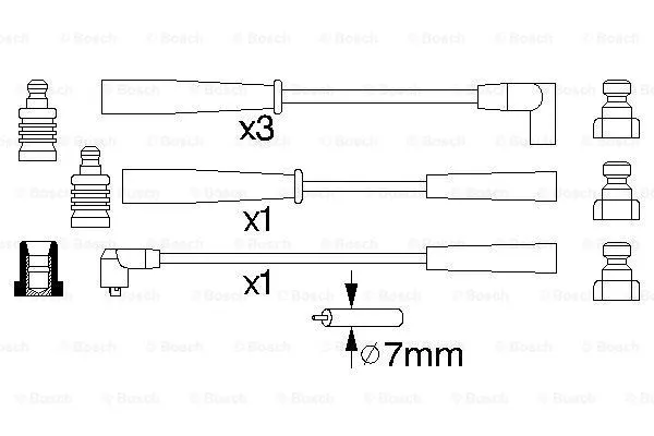 Ignition Cable Kit (0 986 356 781)