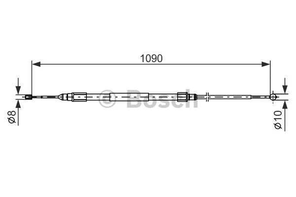Cable Pull, parking brake (1 987 477 949)