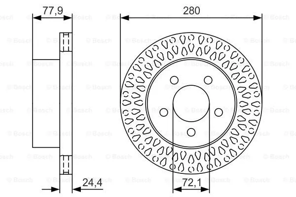 Brake Disc (0 986 479 U00)