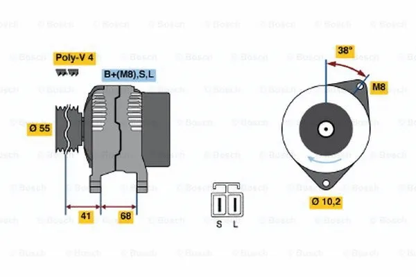 Alternator (0 123 315 015)