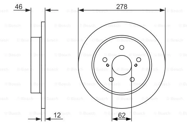 Brake Disc (0 986 479 752)