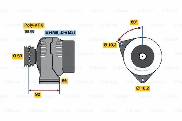 Alternator (0 123 320 049)