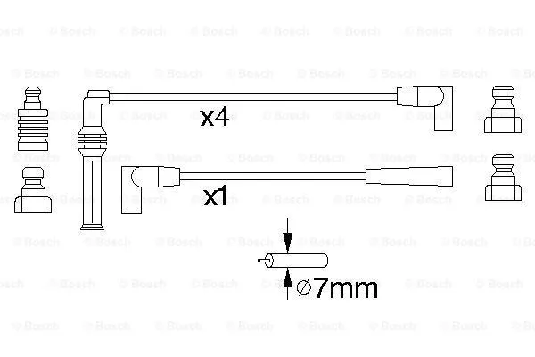 Ignition Cable Kit (0 986 356 884)
