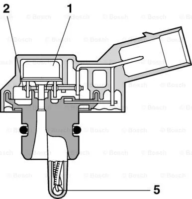 Sensor, boost pressure