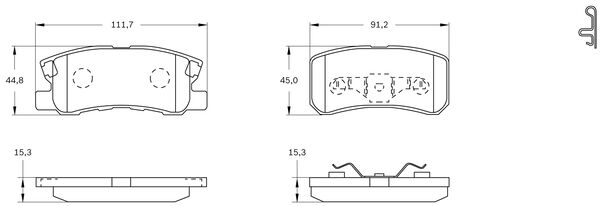 Brake Pad Set, disc brake