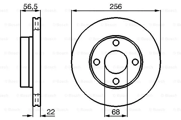 Brake Disc (0 986 478 550)