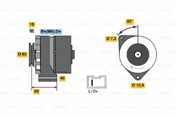 Alternator (0 986 031 000)