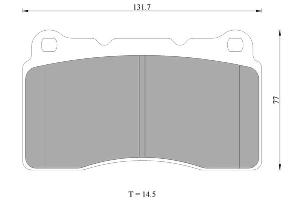 Brake Pad Set, disc brake (0 986 AB2 718)