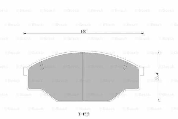 Brake Pad Set, disc brake (0 986 AB4 499)