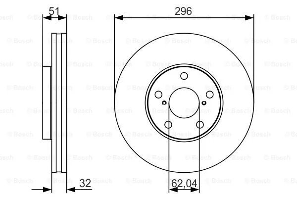 Brake Disc (0 986 479 R20)
