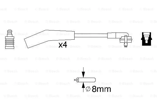 Ignition Cable Kit (0 986 356 860)