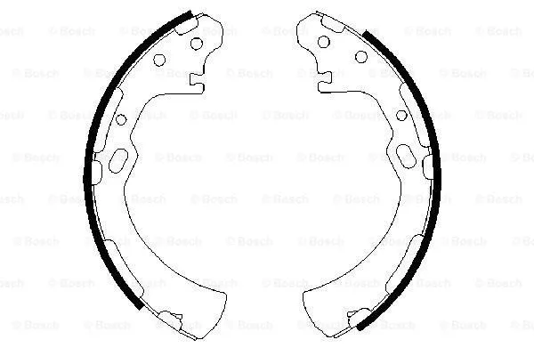Brake Shoe Set (0 986 487 369)