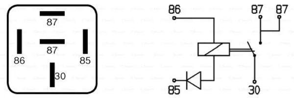 Relay, main current