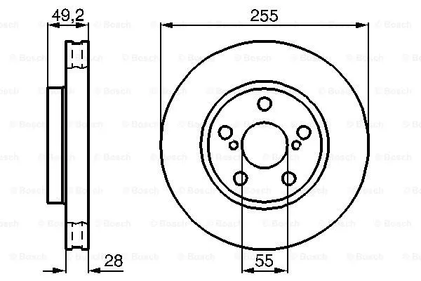 Brake Disc (0 986 478 858)
