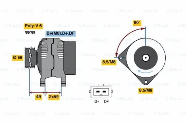 Alternator (0 123 325 005)