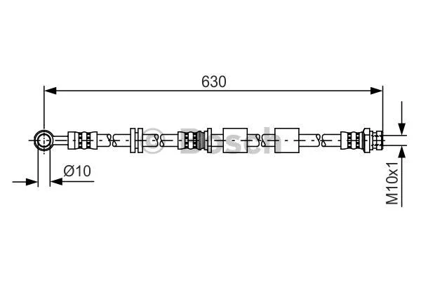 Brake Hose (1 987 481 438)