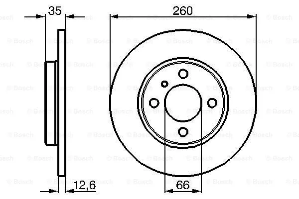 Brake Disc (0 986 478 029)