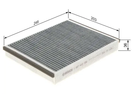 Filter, cabin air (1 987 432 598)