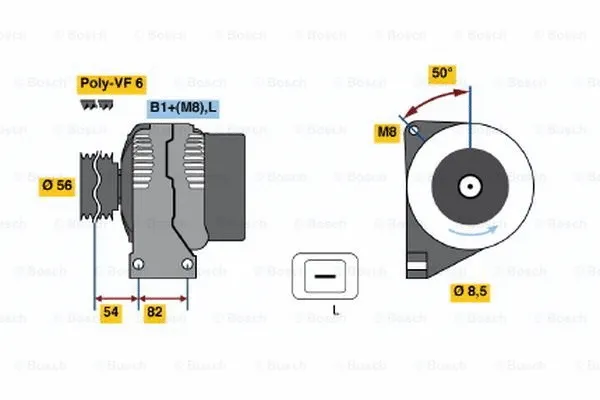 Alternator (0 124 515 019)