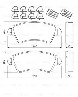 Brake Pad Set, disc brake