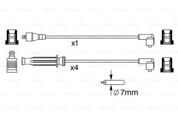 Ignition Cable Kit (0 986 357 236)