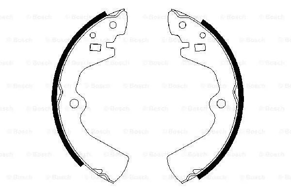 Brake Shoe Set (0 986 487 300)