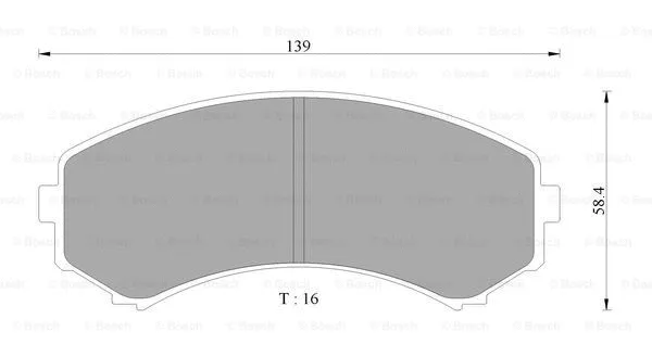 Brake Pad Set, disc brake (0 986 AB2 359)