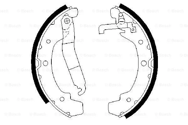 Brake Shoe Set (0 986 487 193)