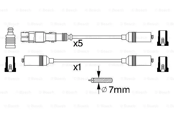 Ignition Cable Kit (0 986 356 350)