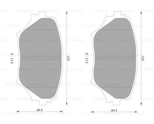 Brake Pad Set, disc brake (0 986 AB9 089)