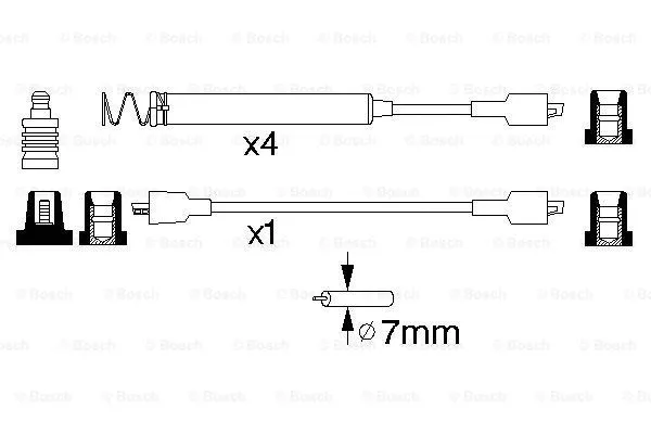 Ignition Cable Kit (0 986 356 796)