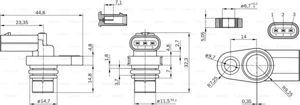 Sensor, camshaft position