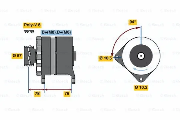Alternator (0 120 468 103)