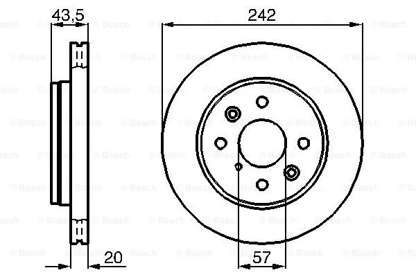 Brake Disc (0 986 478 781)