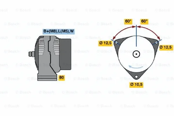Alternator (0 124 325 118)