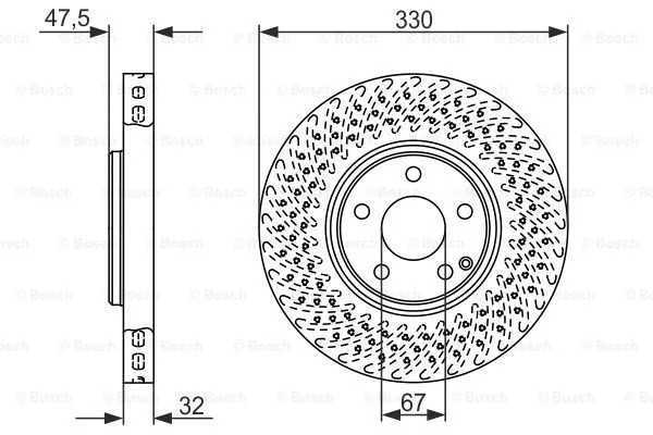 Brake Disc (0 986 479 334)