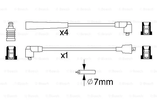 Ignition Cable Kit (0 986 356 841)