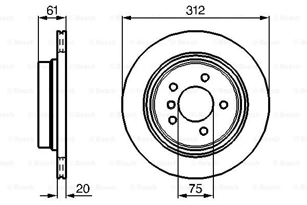 Brake Disc (0 986 478 768)