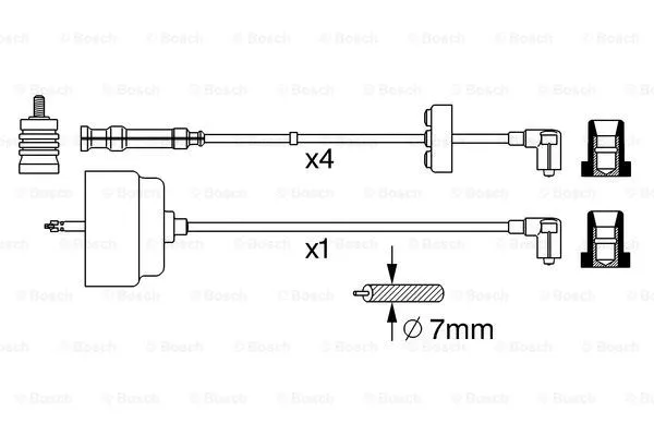 Ignition Cable Kit (0 356 912 810)