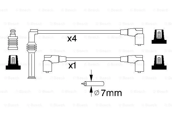 Ignition Cable Kit (0 986 356 775)