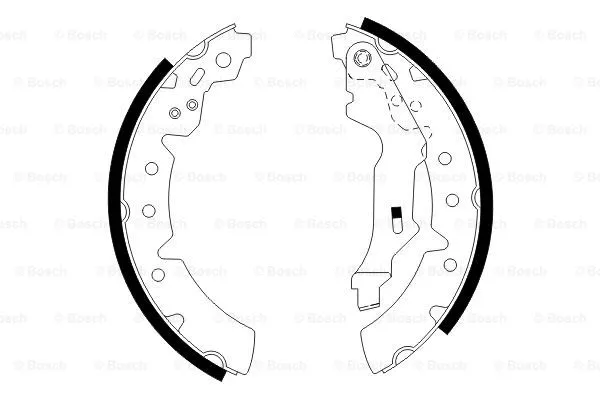Brake Shoe Set (0 986 487 586)