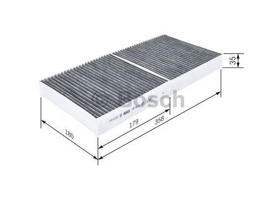 Filter, cabin air (1 987 432 571)