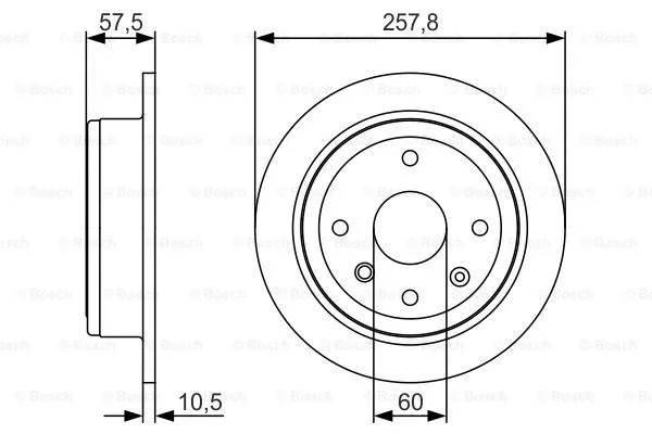 Brake Disc (0 986 479 S08)